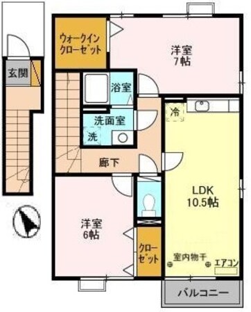 グランコートＪＡ　の物件間取画像